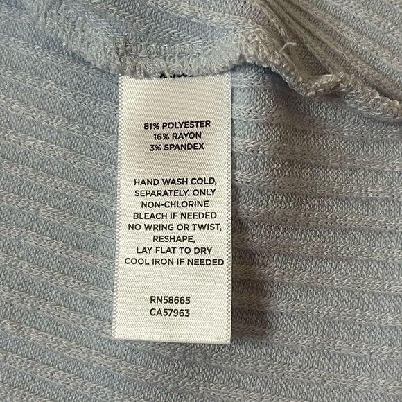 Caslon light blue soft turtleneck sweater XXL - Picture 5 of 6